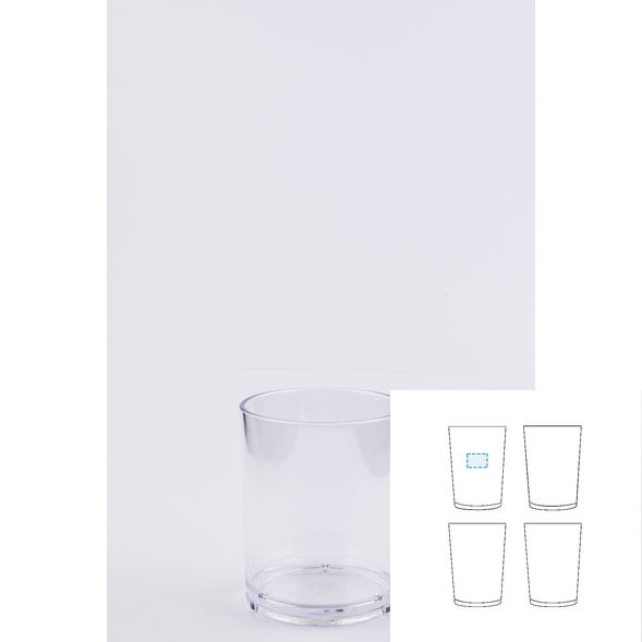 Rikkoutumaton muovinen "caipirinha" lasi Rikkoutumaton muovinen "caipirinha" lasi