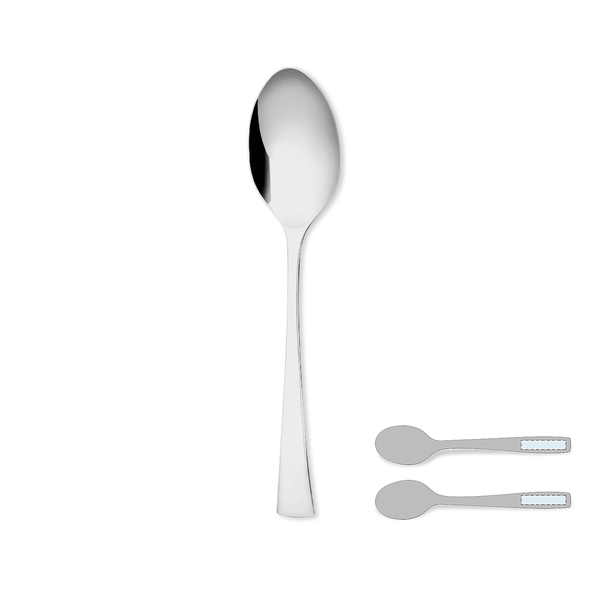 Cuchara para mesa de acero inoxidable - Antracite Cuchara para mesa de acero inoxidable - Antracite