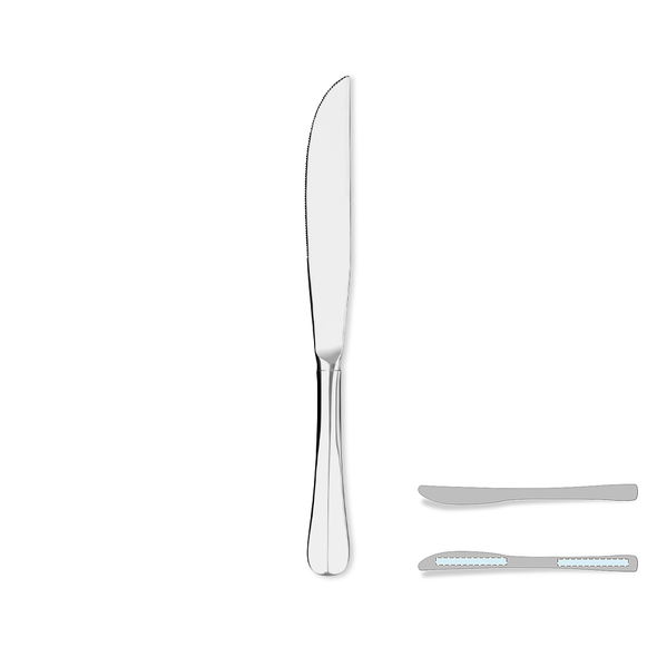 Couteau à viande en inox - Baguette Couteau à viande en inox - Baguette