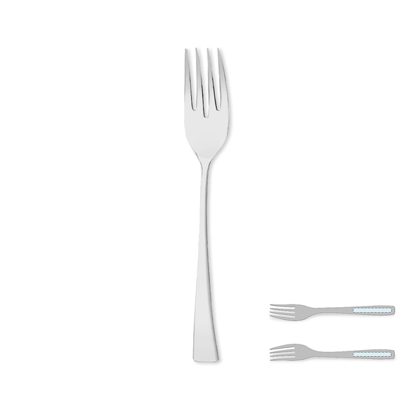Stainless steel fish fork - Antracite
