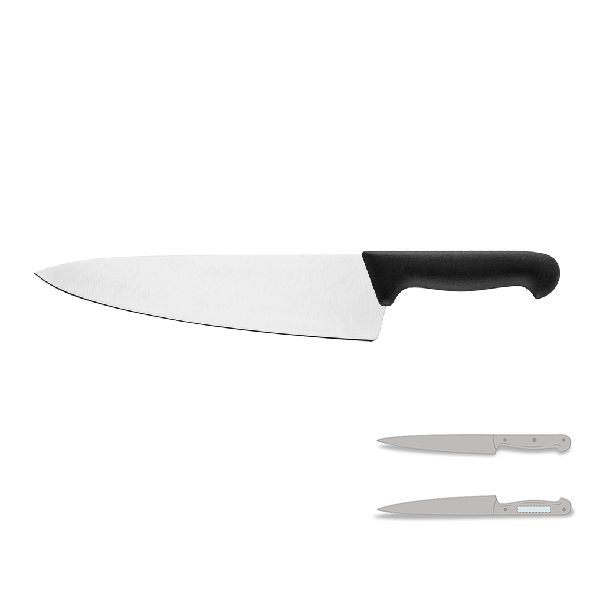 Kökskniv i rostfritt stål med plasthandtag - Professional Line 1