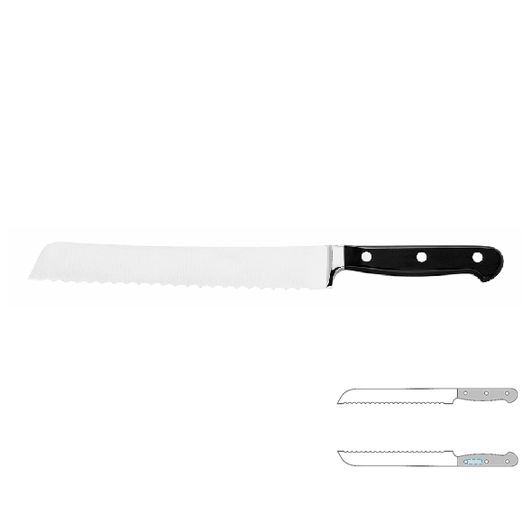 Rostfri brödkniv med plasthandtag - Blademaster Rostfri brödkniv med plasthandtag - Blademaster