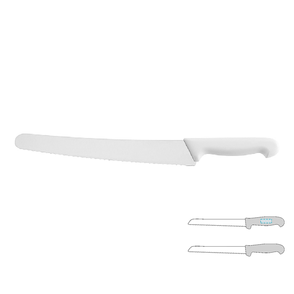 Stainless steel bread knife with plastic handle - Professional Line 1