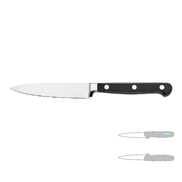 Skrællekniv i rustfrit stål med plasthåndtag - Blademaster