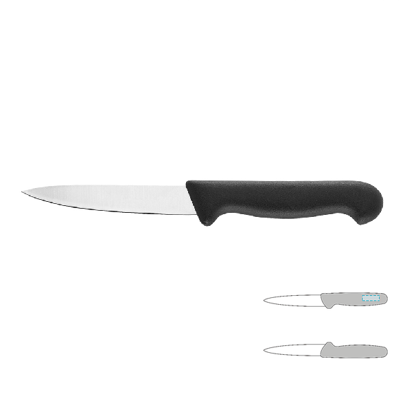 Stainless steel peeling knife with plastic handle - Blademaster