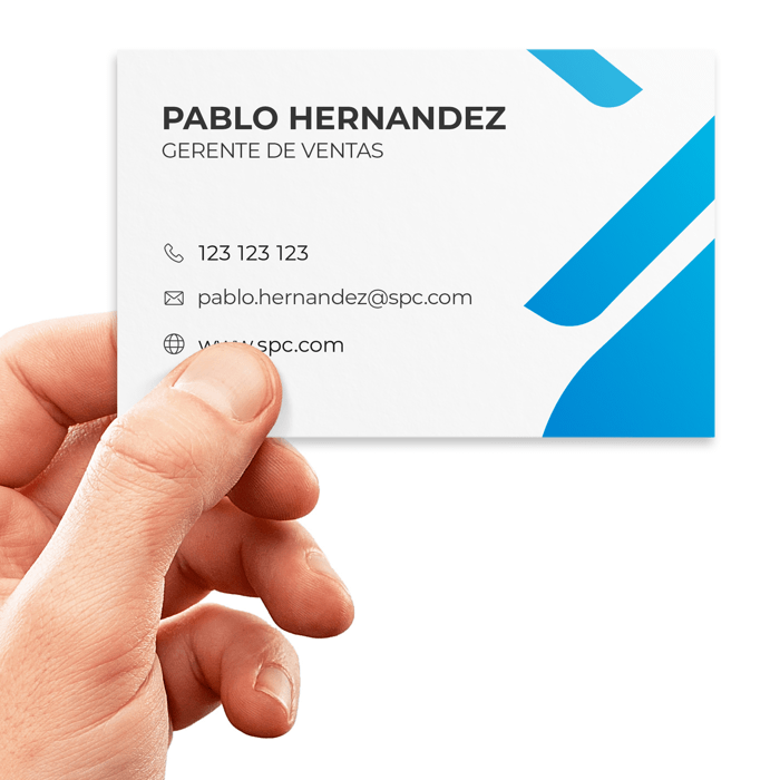 Tarjetas personalizadas impresas