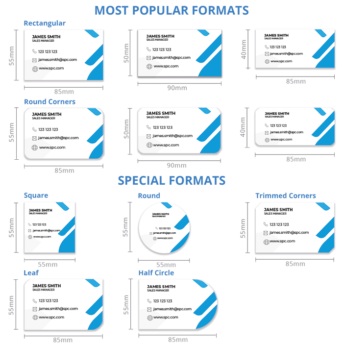 Custom Standard Business Cards, Business Card Printing