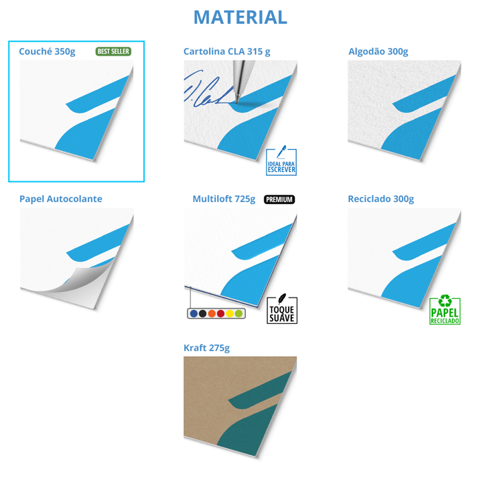 Qual o melhor papel para meu cartão de visita? - Gráfica Forma Certa