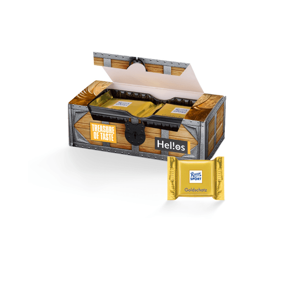 Skrzynia skarbów z czekoladkami Ritter Sport™ Skrzynia skarbów z czekoladkami Ritter Sport™