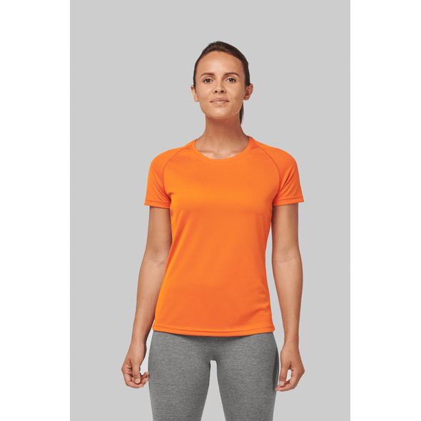 Comprar camiseta deporte manga corta naranja