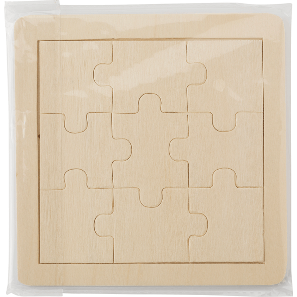 Puzzle de madeira com 9 peças Personalizado