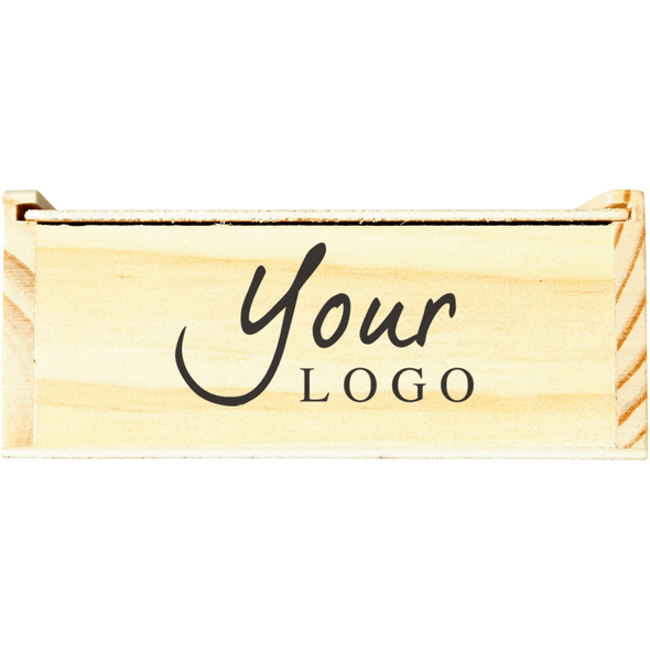 Houten kist met speelset Houten kist met speelset