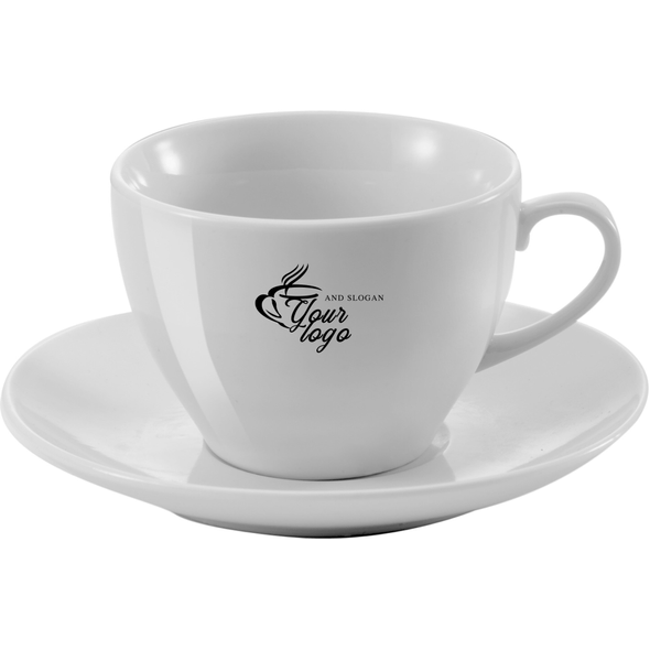 Porcelanowa filiżanka i spodek Porcelanowa filiżanka i spodek