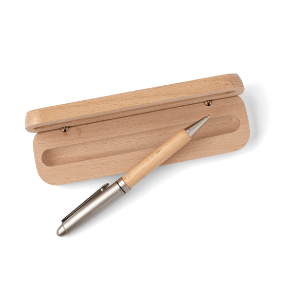 Kugelschreiber aus Buchenholz