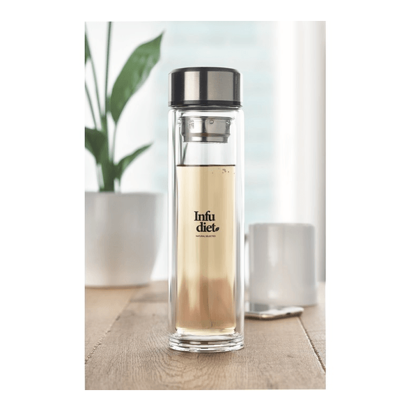 Bouteille avec thermomètre tactile Bouteille avec thermomètre tactile