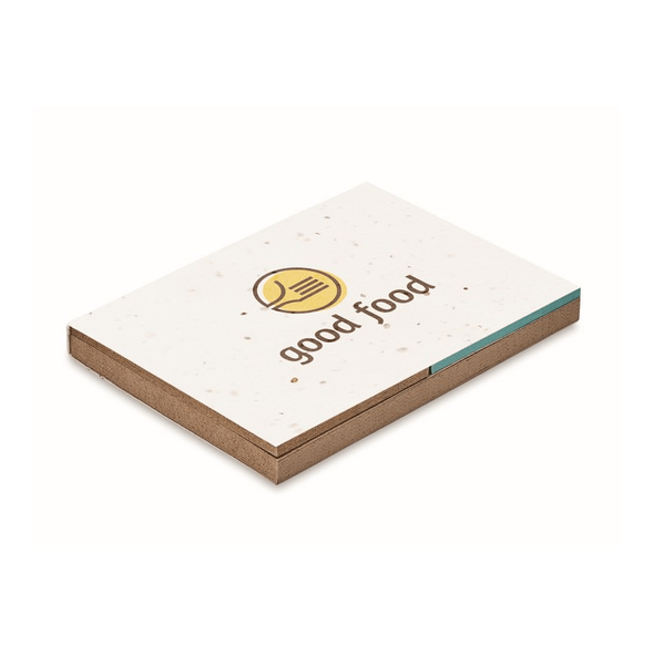 Papieren memoset voor graszaad Papieren memoset voor graszaad