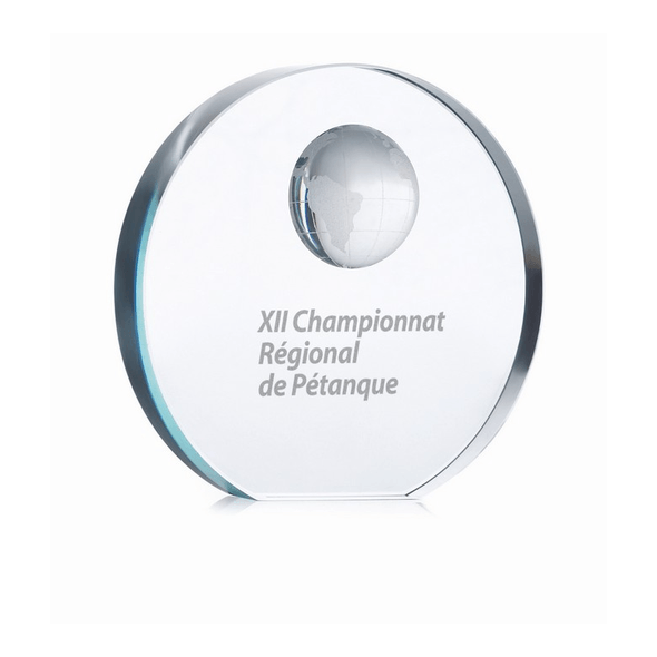 Globe glazen trofee Globe glazen trofee