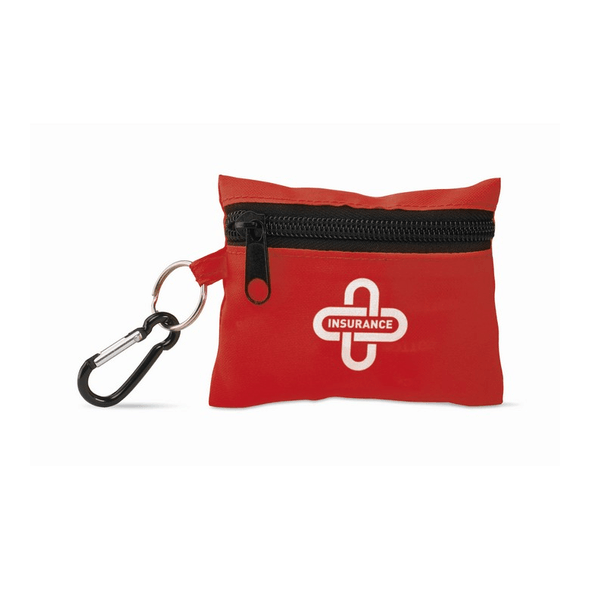 Kit di pronto soccorso con moschettone Kit di pronto soccorso con moschettone