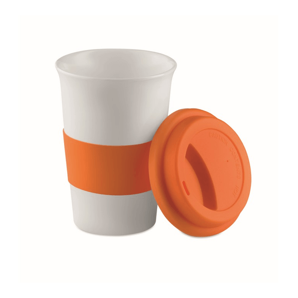 Tazza take away con coperchio in silicone