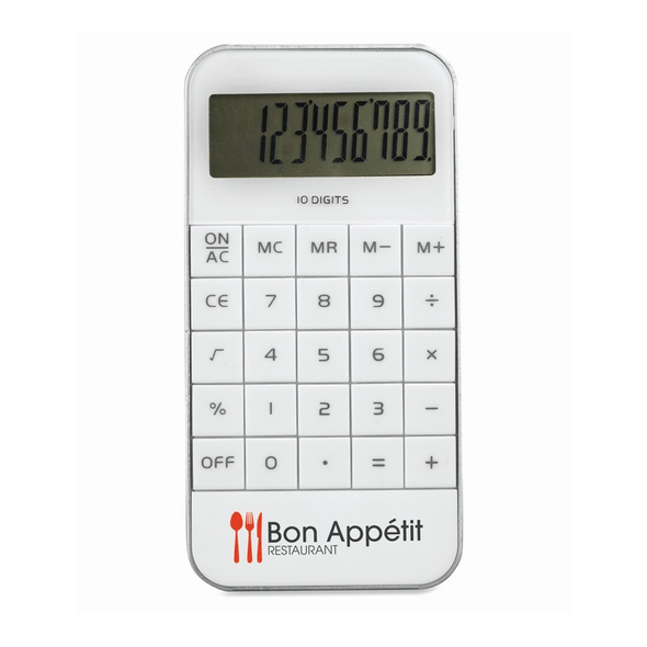 Calcolatrice con display a 10 cifre Calcolatrice con display a 10 cifre