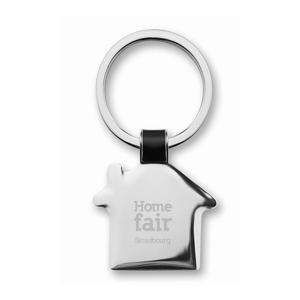 house shaped key ring