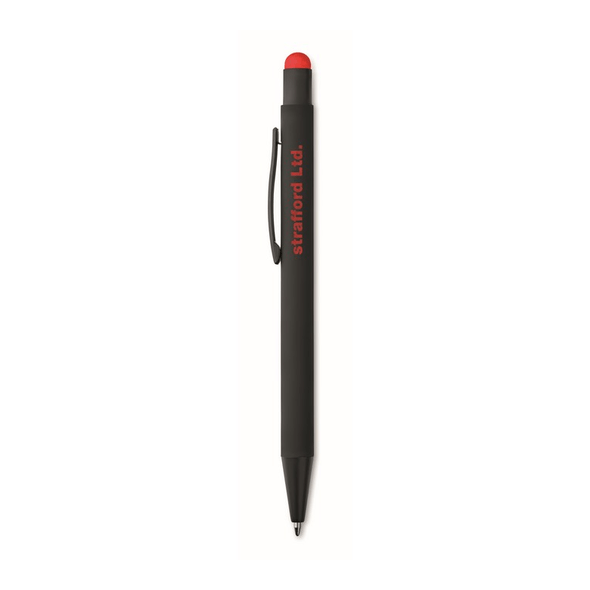 Caneta Stylus em alumínio NEGRITO Caneta Stylus em alumínio NEGRITO