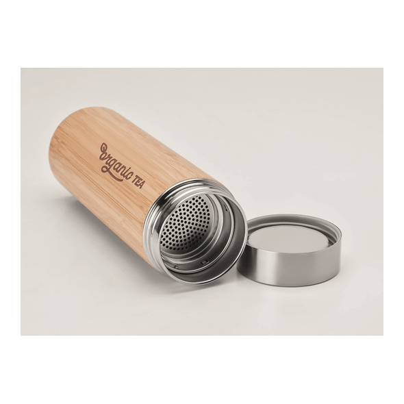 Double wall Stainless Steel/bamboo travel mug BATUMI Double wall Stainless Steel/bamboo travel mug BATUMI