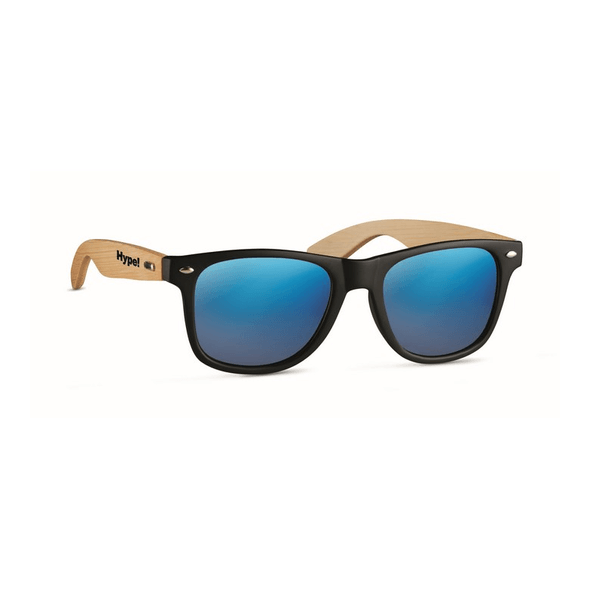 Lunettes de soleil avec branches en bambou Lunettes de soleil avec branches en bambou