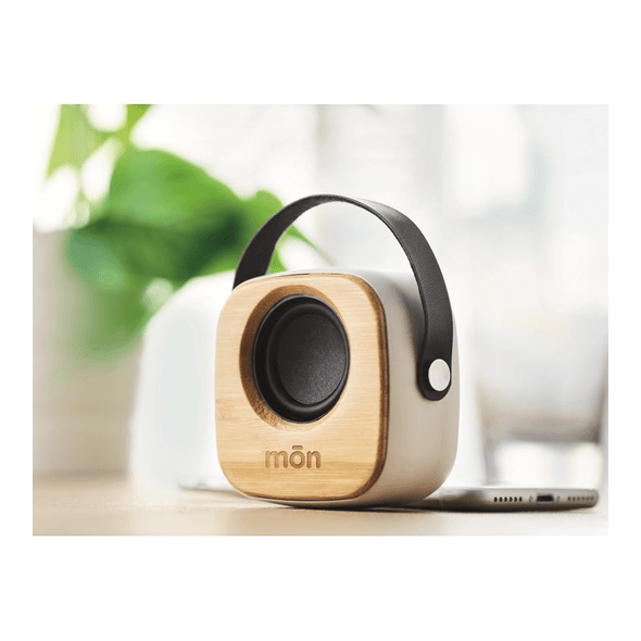 Coluna sem fio 3W com bambu OHIO SOUND Coluna sem fio 3W com bambu OHIO SOUND