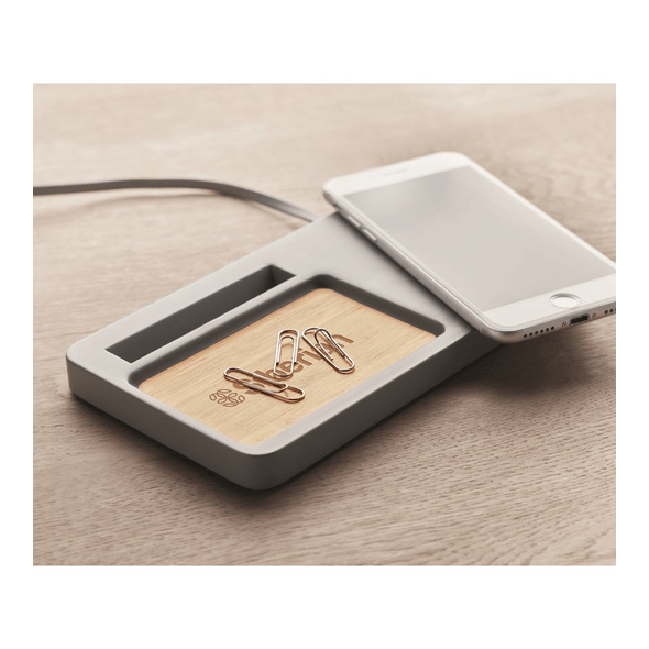 Organizador y cargador inalámbrico VIANA DESK Organizador y cargador inalámbrico VIANA DESK