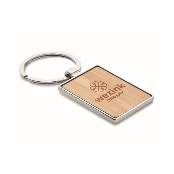 Bamboo hot sale key ring