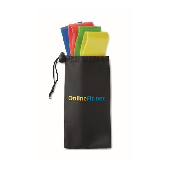 Lot de 4 bandes de fitness TPE Lot de 4 bandes de fitness TPE