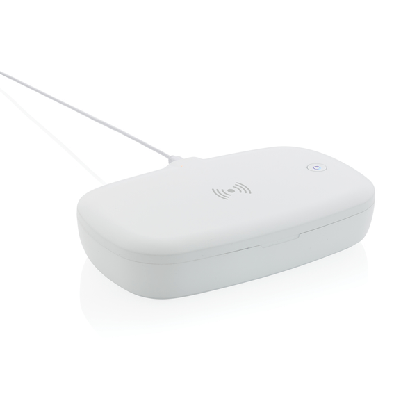 Boîte stérilisateur UV-C avec chargeur sans fil 5W Boîte stérilisateur UV-C avec chargeur sans fil 5W