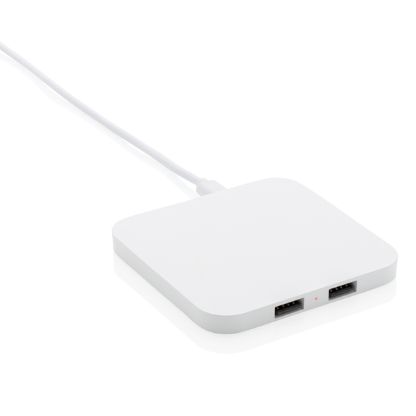 Draadloze oplader van 10 W met USB-poorten Draadloze oplader van 10 W met USB-poorten