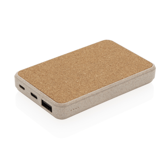 Batterie externe de poche Cork and Wheat 5000 mAh Batterie externe de poche Cork and Wheat 5000 mAh