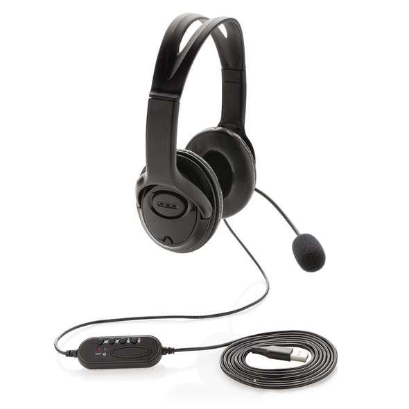 LOGITECH Casque Filaire H340 USB Stéréo avec Micro pas cher