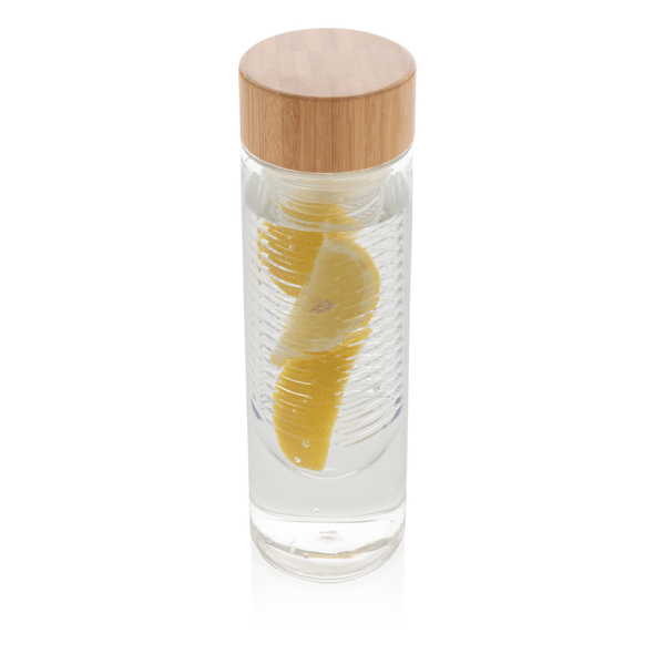 Infuser bottle with bamboo lid Infuser bottle with bamboo lid
