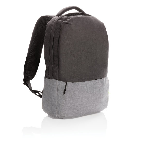 Duo color RPET 15,6-calowy plecak na laptopa RFID bez PVC Duo color RPET 15,6-calowy plecak na laptopa RFID bez PVC