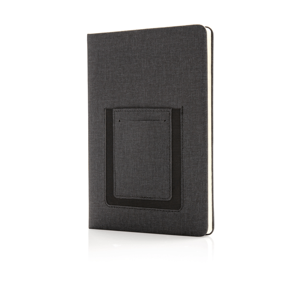Deluxe A5 Notebook met telefoonvak Deluxe A5 Notebook met telefoonvak