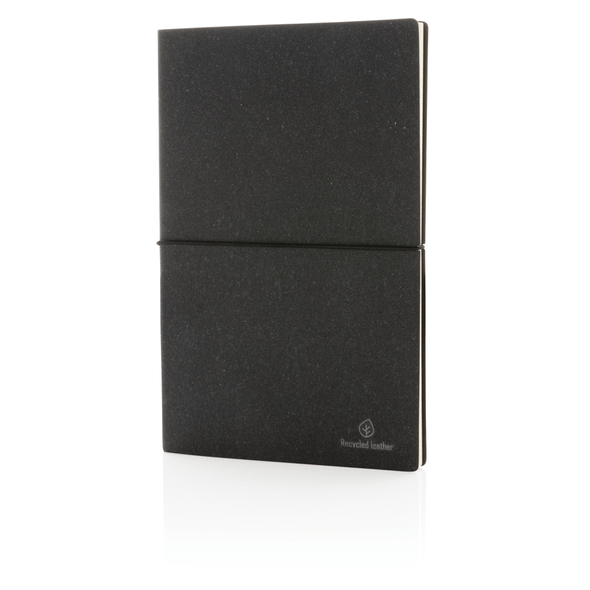 Carnet de notes A5 personnalisable en cuir recyclé