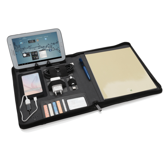 Tech portfolio with powerbank Tech portfolio with powerbank