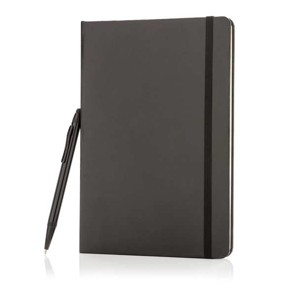 Caderno A5 de capa dura padrão com caneta stylus