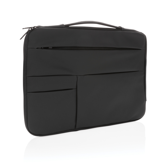 Smooth PU 15.6" laptop sleeve with handle Smooth PU 15.6" laptop sleeve with handle