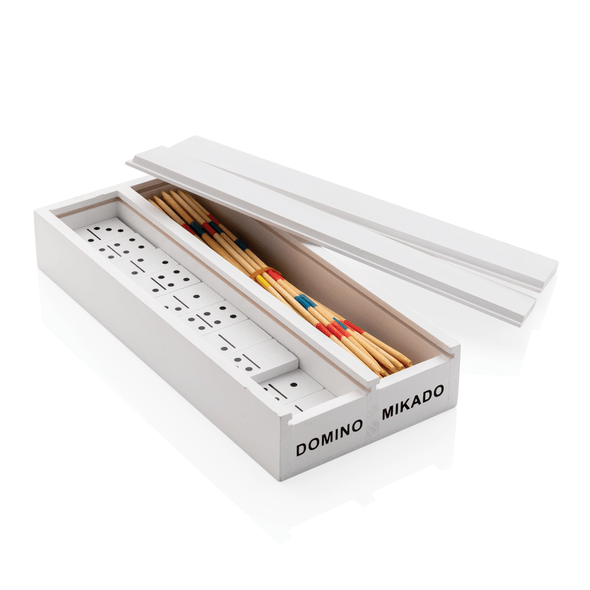 Deluxe mikado/domino i treboks Deluxe mikado/domino i treboks