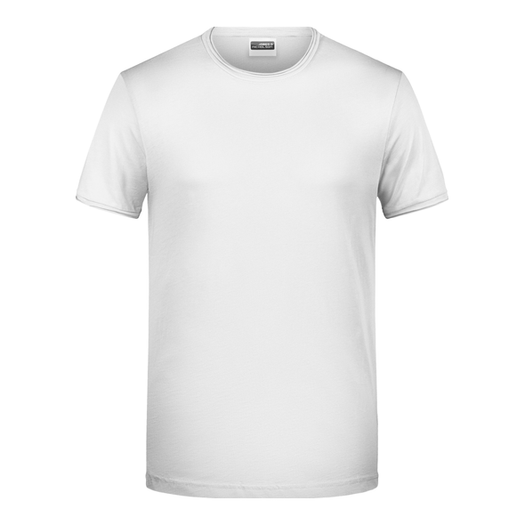 James & Nicholson | T-shirt homme moderne à ourlet roulé James & Nicholson | T-shirt homme moderne à ourlet roulé
