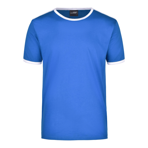 James & Nicholson | T-shirt com riscas contrastantes Homem