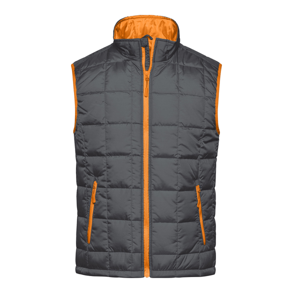 James & Nicholson | Warme, wattierte Weste mit Thinsulate 3M-Polsterung für Herren James & Nicholson | Warme, wattierte Weste mit Thinsulate 3M-Polsterung für Herren