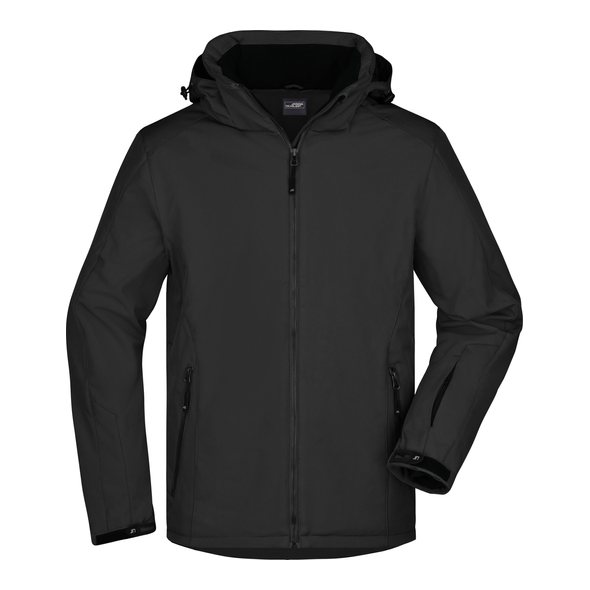 James & Nicholson | Elastische und wattierte Wintersport-Softshelljacke für Herren James & Nicholson | Elastische und wattierte Wintersport-Softshelljacke für Herren