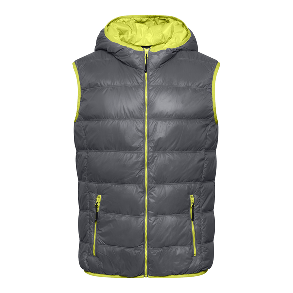 James & Nicholson | Ultralett uformelt hettevest for menn James & Nicholson | Ultralett uformelt hettevest for menn