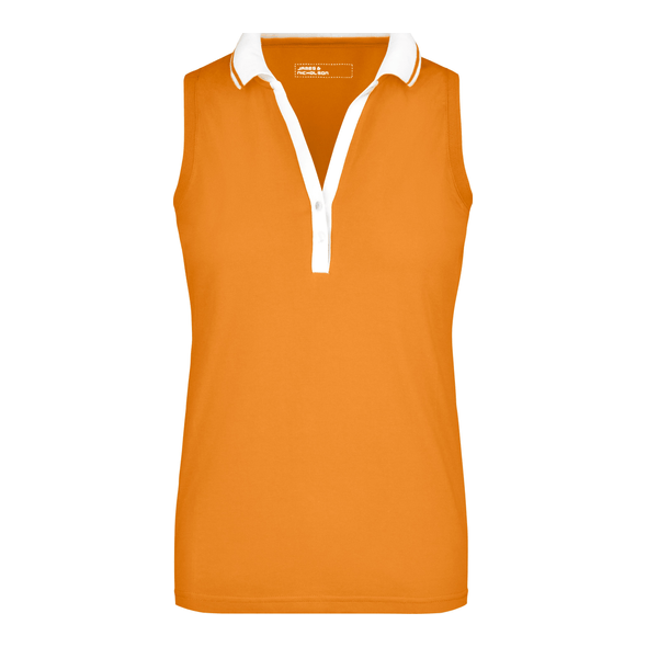 James & Nicholson | Polo da donna senza maniche elasticizzata James & Nicholson | Polo da donna senza maniche elasticizzata